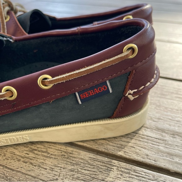 Sebago Black and Brown Flats - Picture 6 of 9